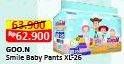 Promo Harga Goon Smile Baby Comfort Fit Pants XL26 26 pcs - Alfamart