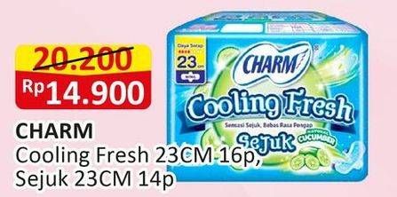 Promo Harga Charm Cooling Fresh 23cm  - Alfamart