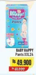 Promo Harga Baby Happy Body Fit Pants XXL24 24 pcs - Alfamart