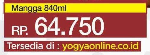 Promo Harga SUNQUICK Minuman Sari Buah Mangga 840 ml - Yogya