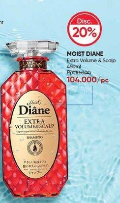 Promo Harga MOIST DIANE Shampoo Extra Volume Scalp 450 ml - Guardian