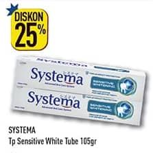 Promo Harga Systema Toothpaste Sensitive White 105 gr - Hypermart