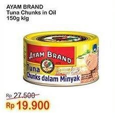 Promo Harga AYAM BRAND Tuna Chunks In Oil 150 gr - Indomaret