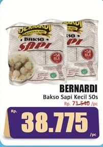 Promo Harga Bernardi Bakso Sapi Kecil 50 pcs - Hari Hari