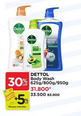 Dettol Body Wash Botol/Pouch