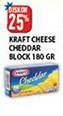 Promo Harga KRAFT Cheese Cheddar 180 gr - Hypermart