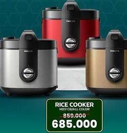 Promo Harga Philips HD3138 Rice Cooker 2L 2000 ml - Electronic City
