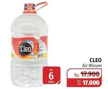 Promo Harga CLEO Air Minum 6 ltr - Lotte Grosir