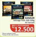 Promo Harga KANZLER Sausage 300-500 g All Variant  - Alfamidi