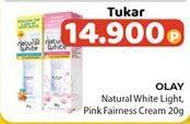 Promo Harga OLAY Natural White Light Fairness Day Cream/Pinkish Fairness  - Alfamidi