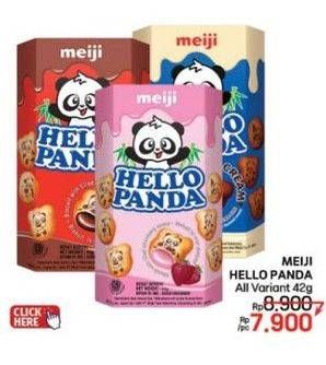 Promo Harga Meiji Hello Panda Biscuit All Variants 45 gr - LotteMart