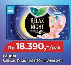 Promo Harga Laurier Relax Night 30cm 24 pcs - TIP TOP