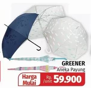 Promo Harga Aneka Payung Greener All Variants  - Lotte Grosir