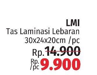 Promo Harga LMI Tas Laminasi Lebaran 30 X 24 X 20 Cm  - LotteMart