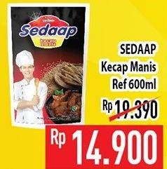 Promo Harga SEDAAP Kecap Manis 600 ml - Hypermart