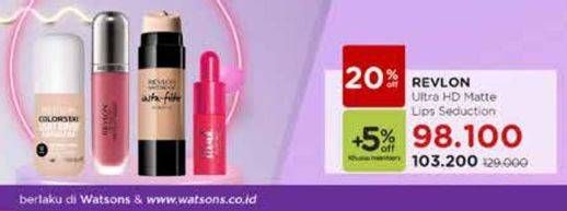 Promo Harga REVLON Ultra HD Matte Lips Seduction  - Watsons