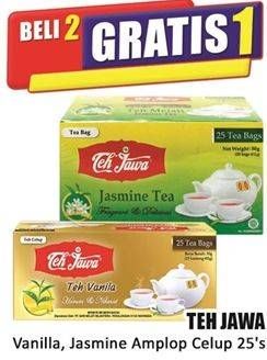 Promo Harga Teh Jawa Teh Celup Vanilla, Jasmine Tea Dengan Amplop per 25 pcs 2 gr - Hari Hari