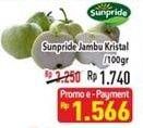 Promo Harga SUNPRIDE Jambu Crystal per 100 gr - Hypermart