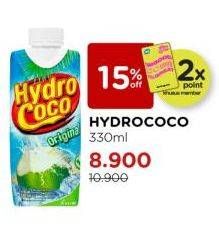 Promo Harga Hydro Coco Minuman Kelapa Original 330 ml - Watsons