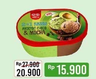 Promo Harga WALLS Ice Cream Avocado Choco Mocha 350 ml - Alfamart