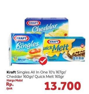 KRAFT Singles Cheese/KRAFT Cheese Cheddar/KRAFT Quick Melt
