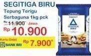 Promo Harga Bogasari Tepung Terigu Segitiga Biru 1000 gr - Indomaret