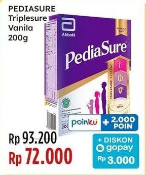 Promo Harga Pediasure Triplesure Vanila 200 gr - Indomaret