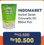 Promo Harga INDOMARET Karbol Sereh Citronella Oil 800 ml - Indomaret