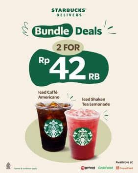 Promo Harga Bundle Deals  - Starbucks