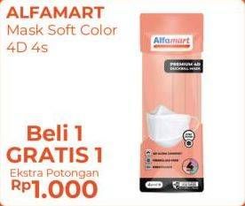 Promo Harga ALFAMART Masker Premium 4D 4 pcs - Alfamart