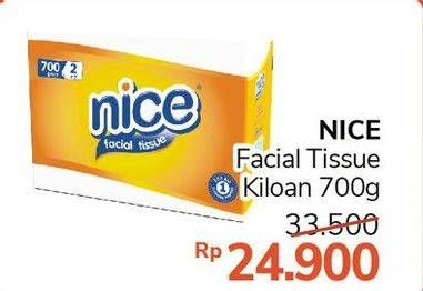 Promo Harga NICE Facial Tissue 700 gr - Alfamidi