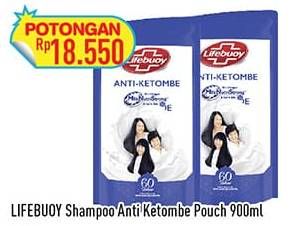 Promo Harga Lifebuoy Shampoo Anti Dandruff 900 ml - Hypermart