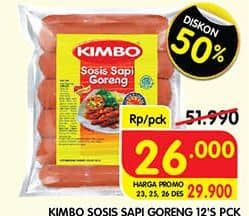 Kimbo Sosis Sapi Goreng