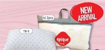Promo Harga EPIQUE Pillow TR-1 per 2 pcs - LotteMart