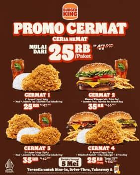 Promo Harga Promo Cerma  - Burger King