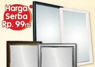 Promo Harga Cermin Dinding 33x53  - LotteMart