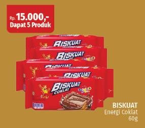 Promo Harga Biskuat Energi Coklat 67 gr - LotteMart