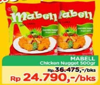 Promo Harga MABELL Nugget Chicken 500 gr - TIP TOP