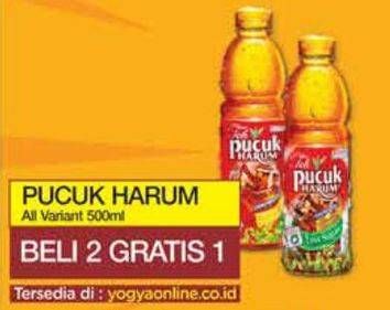 Promo Harga Teh Pucuk Harum Minuman Teh All Variants 500 ml - Yogya