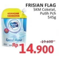 Promo Harga Frisian Flag Susu Kental Manis Cokelat, Putih 545 gr - Alfamidi