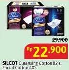 Promo Harga Silcot Cleansing Cotton/Maximizer Cotton   - Alfamidi