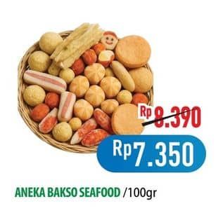 Promo Harga Aneka Bakso Seafood per 100 gr - Hypermart