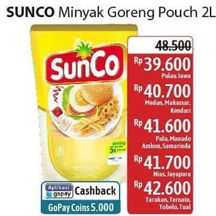 Promo Harga Sunco Minyak Goreng 2000 ml - Alfamidi