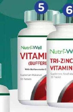 Promo Harga Nutriwell Vitamin C Buffered 30 pcs - Watsons