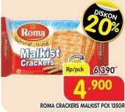 Promo Harga ROMA Malkist Crackers 135 gr - Superindo