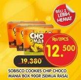 Promo Harga CHOCO MANIA Choco Chip Cookies All Variants per 2 box 90 gr - Superindo