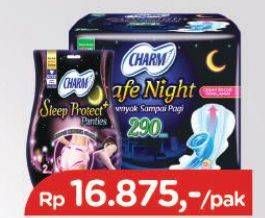 Promo Harga Charm Sleep Protect Plus Panties 2 pcs - TIP TOP