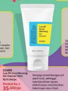 Promo Harga Cosrx Low PH Good Morning Gel Cleanser 50 ml - Guardian