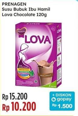 Promo Harga Prenagen Lova Cokelat 120 gr - Indomaret