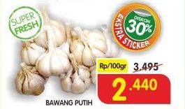 Promo Harga Bawang Putih per 100 gr - Superindo